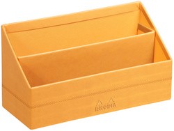 RHODIA Briefhalter, aus Kunstleder, orange