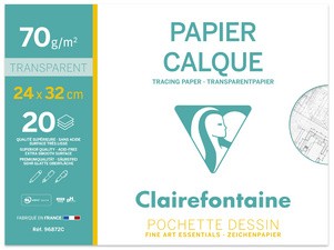 Clairefontaine Transparentpapier, 240 x 320 mm