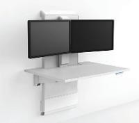 ERGOTRON ERGOTRON JUV, Wall, Dual Monitor Accessory Riser Kit, SNW