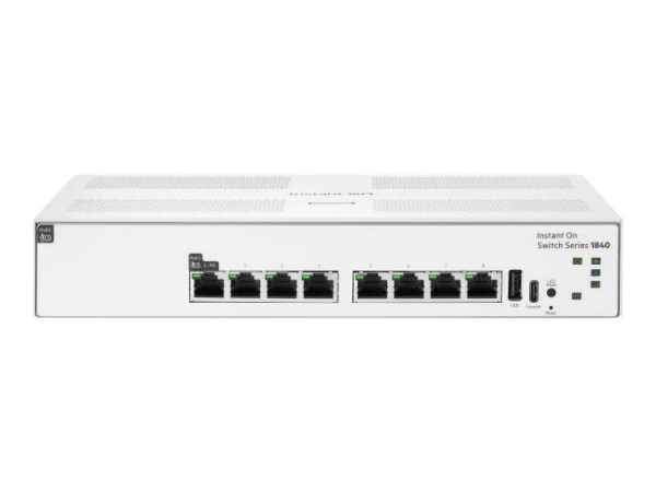 HPE ANW ION 1840 8p Gigabit 1p CL3 PD Switch S5E25A