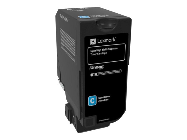LEXMARK LEXMARK Cyan Tonerpatrone LCCP, Lexmark Corporate