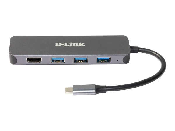 D-LINK 5-in-1 USB-C Hub mit HDMI/Power Delivery DUB-2333