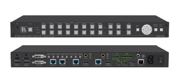KRAMER KRAMER VP-778 4K 30 Matrixschalter/Doppelscaler mit nahtloser Umschaltung