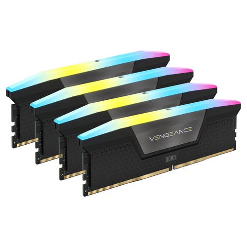 CORSAIR VENGEANCE RGB 64GB Kit (4x16GB) CMH64GX5M4B6600C32