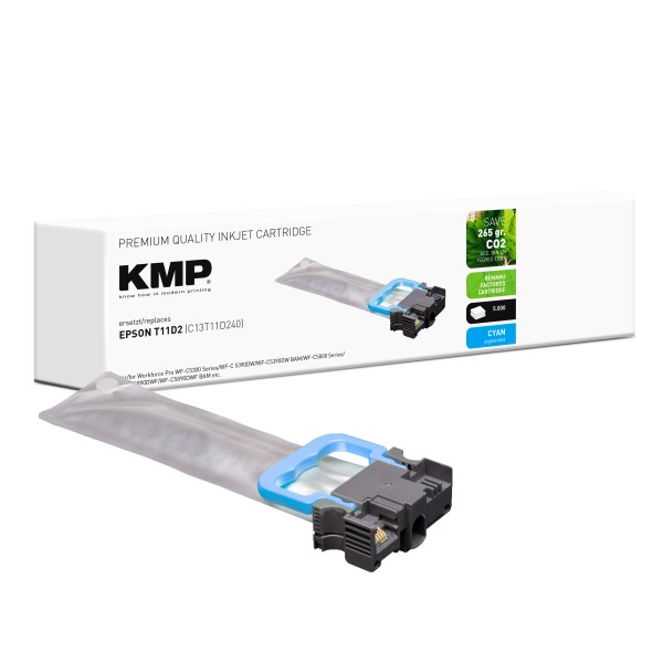 KMP KMP Patrone Epson T11D2 cyan 5000 S. remanufactured