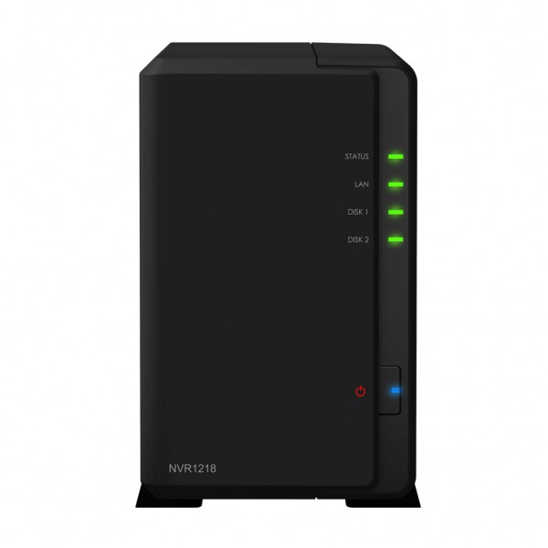 Synology NVR1218 Schwarz Netzwerk-Videorekorder (NVR)