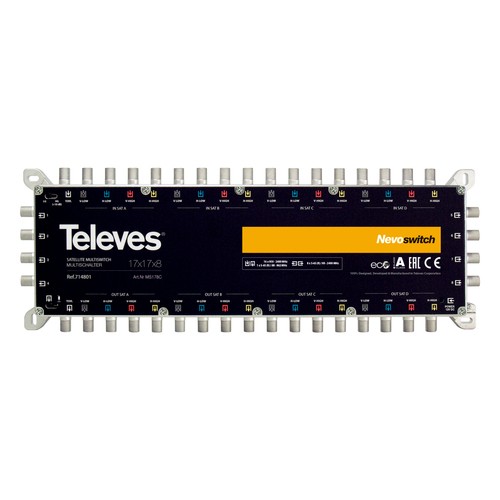 TELEVES TELEVES Umschaltmatrix MS 178C NEVO 17 Eingänge 8 Ausgänge - 0 1 (714801)