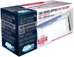 GPV Briefumschläge SECURE, 162 x 229 mm, mit Fenster