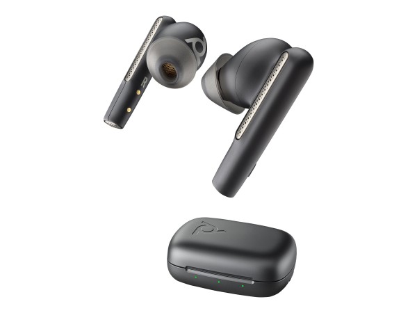 HP Poly Voyager Free 60 Carbon Black Earbuds +Basic Charge Case 7Y8M2AA