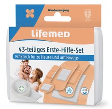 Lifemed Erste-Hilfe-Pflaster-Set, 43-teilig