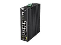 D-LINK 12-Port Layer2 Smart Managed Gigabit PoE Industrial Switch DIS-200G-12PS