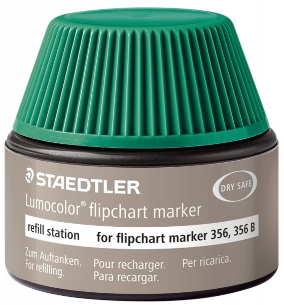 STAEDTLER Lumocolor Refill-Station 488 56, grün, 30 ml