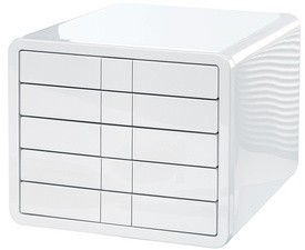 HAN Schubladenbox i-Box, 5 Schübe, weiß