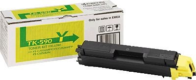 Original Toner für KYOCERA/mita FS-C2026, gelb