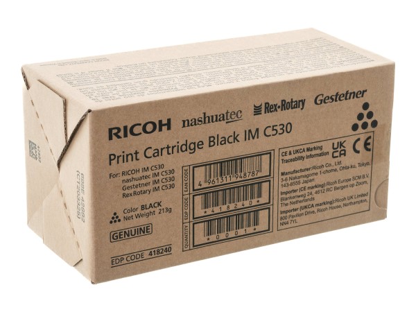 RICOH RICOH Cartridge IM C530 Black
