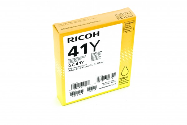 Original Toner für RICOH Aficio SG3110DN, gelb HC