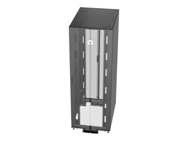 VERTIV VR - Schrank - Netzwerkschrank - Schwarz, RAL 7021 - 48U - 48.3 cm ( VR3157
