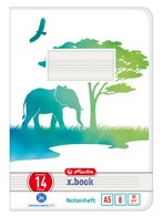 herlitz Notenheft GREENline, DIN A5, Lineatur 14, 8 Blatt