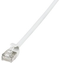LogiLink Patchkabel Ultraflex, Kat. 6A, U/FTP, 0,3 m, weiß