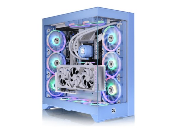 THERMALTAKE CTE E660 MX Midi-Tower Gehäuse Seitenfenster blau CA-1Y3-00MFWN-01