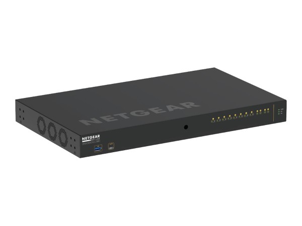 NETGEAR 12-Port AV Line M4250-10G2XF-PoE++ 8x1G Utra90 PoE++ 802.3bt 720W 2 GSM4212UX-100EUS