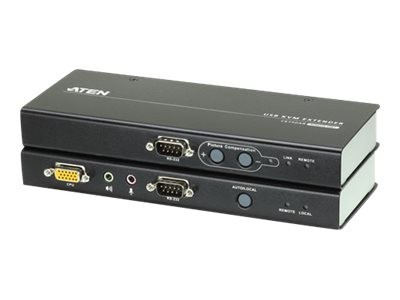 ATEN Konsolen-Extender ATEN CE750A, 1PC -> 2 Arbeitsplätze VGA, USB, Audio, CE750A-AT-G