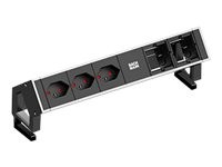 BACHMANN BACHMANN Steckdosenleiste Desk2 3xCH T13 90° 2xAbd