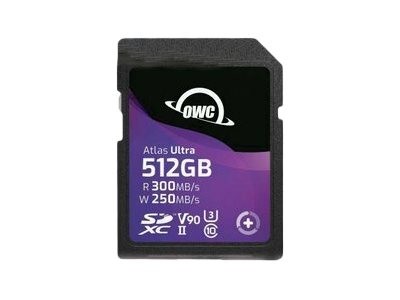 OWC OWC Atlas Ultra SDXC V90 UHS-II Memory Card 512GB
