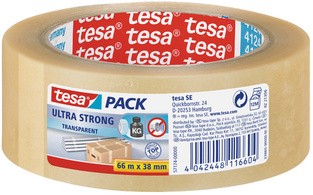 tesapack Verpackungsklebeband ultra strong, 50 mm x 66 m