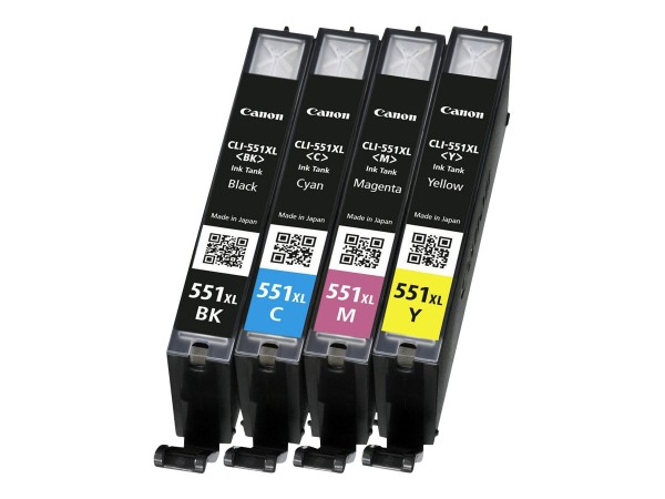 CANON CLI 571 XL C/M/Y/BK Photo Value Pack 4er Pack Schwarz, Gelb, Cyan, Ma 0332C005