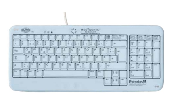 REIN MEDICAL REIN MEDICAL Medigenic Tastatur Compact USB&PS2 Medical Safety 102 US