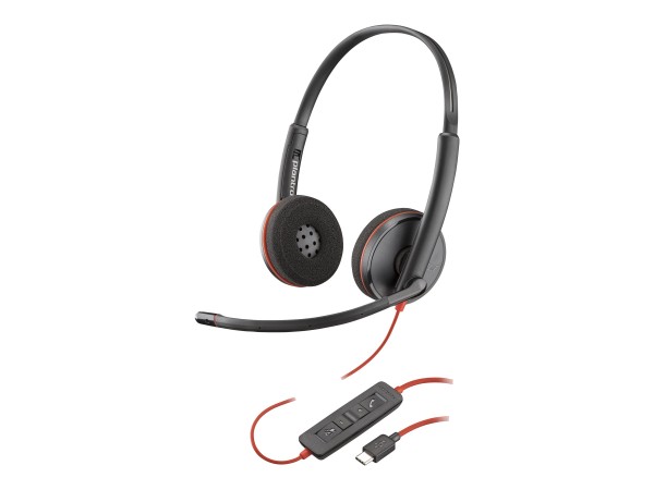 HP HP Poly Blackwire C3220 USB-C Headset +Carry Case Bulk