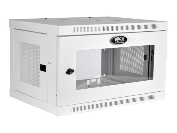 EATON White SmartRack Wall Box 6U W. 600mm D.450mm Glass Door SRW6UWG