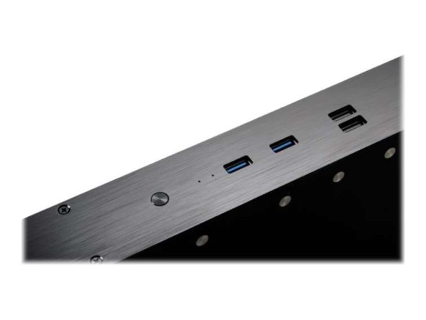 AKASA Galileo TU1 - Ablage - Server - Aluminium - Thin Mini-ITX - Schwarz ( A-ITX27-M1B