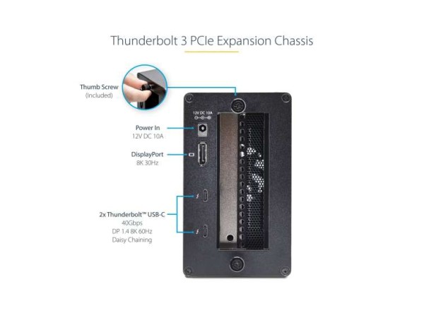 STARTECH.COM Case StarTech Thunderbolt 3 PCIe Expansion 2TBT3-PCIE-ENCLOSURE