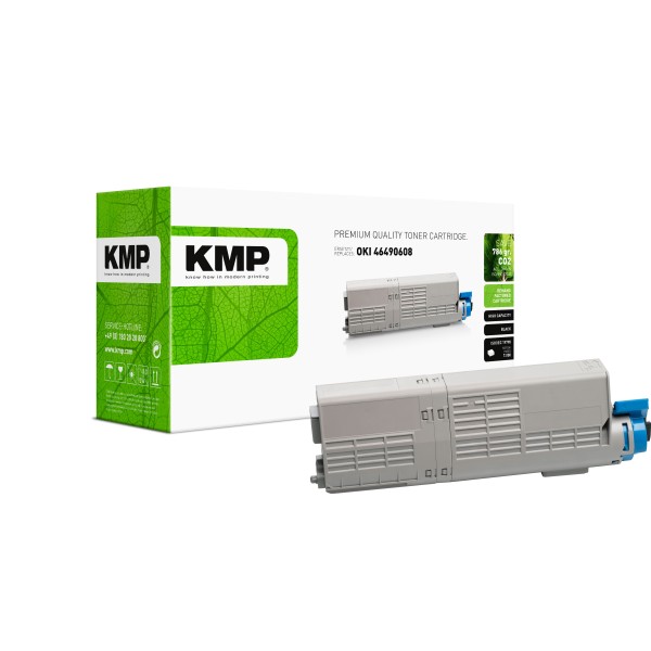 KMP KMP Tonerkartusche ersetzt OKI 46490608