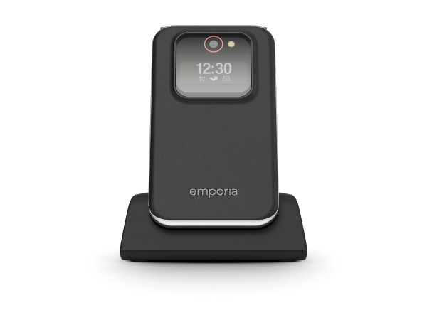 EMPORIA emporiaJOY_LTE black (V3) Großtastenklapphandy 4G/LTE, ohne Netztei V228.LTE.V3.BK.01