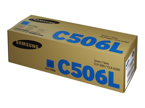 SAMSUNG CLT C506L Cyan Tonerpatrone CLT-C506L/ELS