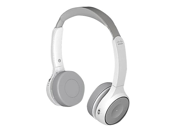 CISCO SYSTEMS 730 Wireless Dual On-ear Headset+Stand USB-A Platinum HS-WL-730-BUNAS-P