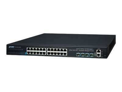 PLANET TECHNOLOGY PLANET L3 24-Port 10/100/1000T + 4-Port 10G SFP+ Managed SGS-6341-24T4X
