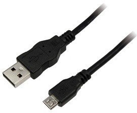 LogiLink USB 2.0 Kabel, USB-A - USB-B Micro Stecker, 3,0 m