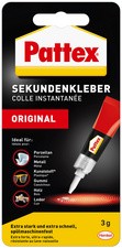 Pattex Sekundenkleber ORIGINAL flüssig, 3 g Tube