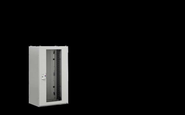 RITTAL 19" TX CableNet Netzwerkschrank, BHT: 600x1200x600 mm, 24 HE, mit Si 7888.616