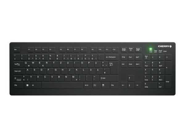 CHERRY Keyboard AK-C8112 Medical wireless sealed [DE] black IP68 +++ kabell AK-C8112-FUS-B/DE