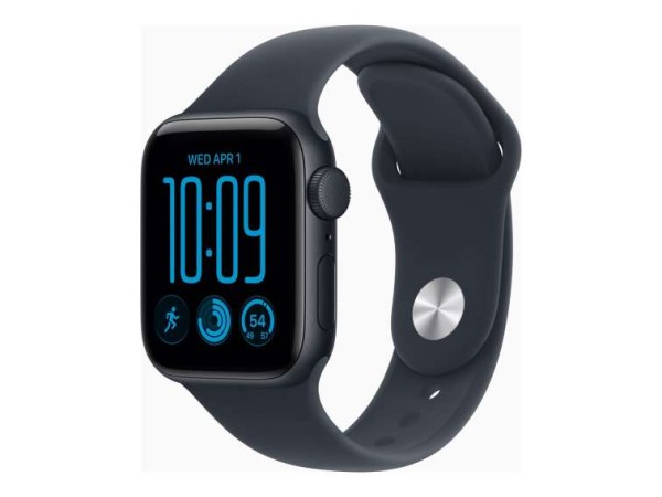 APPLE Watch SE 3 Aluminium 40mm Mitternacht (Sportarmband navyblau) S/M MJKY4ZR/A