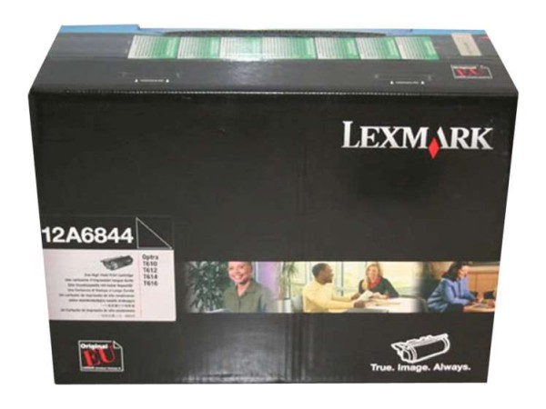 LEXMARK Schwarz Tonerpatrone Lexmark Corporate 12A6844