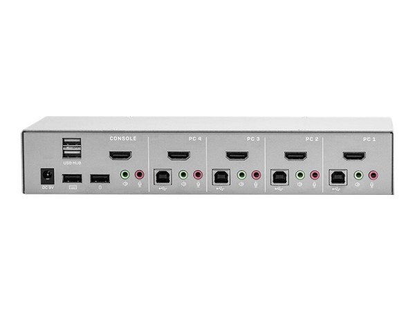LINDY 4 Port HDMI 18G & USB KVM Switch Pro 39308