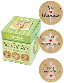 AVERY Zweckform ZDesign Weihnachts-Sticker auf Rolle