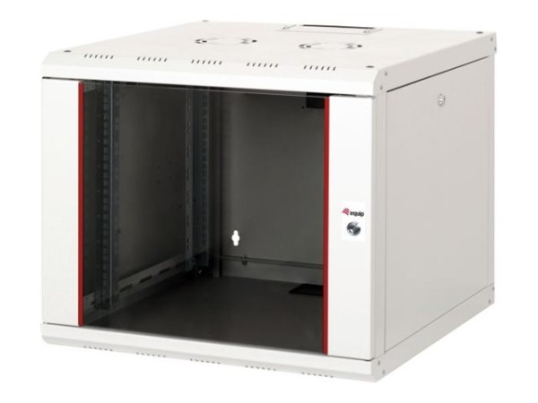 EQUIP EQUIP Serverschrank 19"  09U 600x600mm Glastür   grau