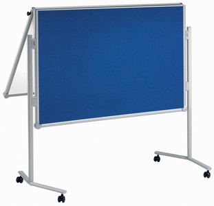 MAUL Moderationstafel professionell, klappbar, blau/Weißwand